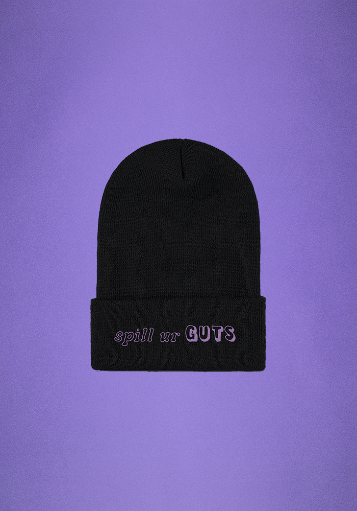 spill ur GUTS beanie