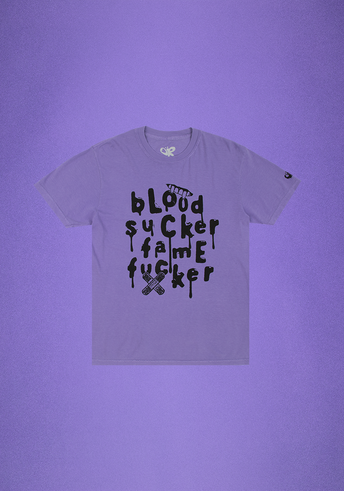 blood sucker fame fucker t-shirt mock