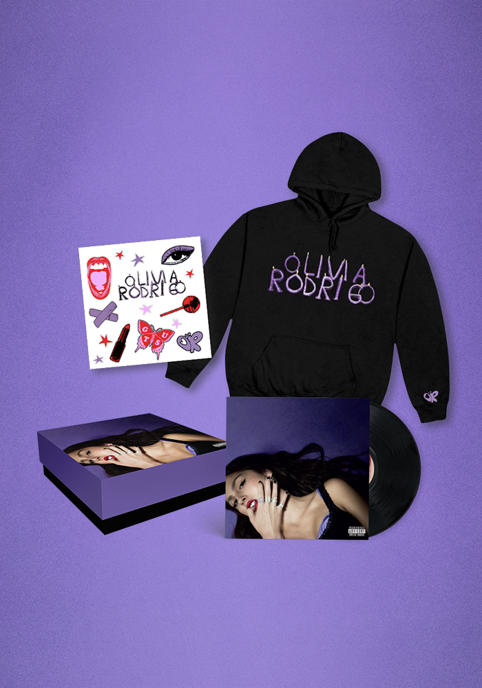 GUTS vinyl & candles hoodie boxset – Olivia Rodrigo