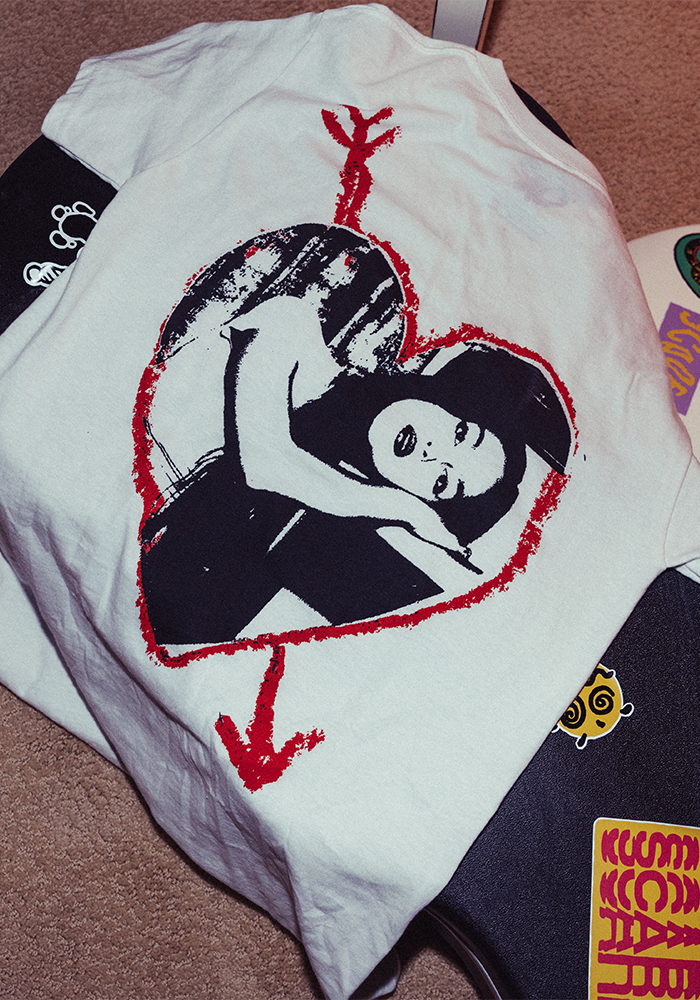 bad idea right white tee Olivia Rodrigo Official Store