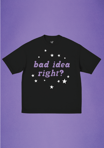 bad idea right? black tee – Olivia Rodrigo | Official Store