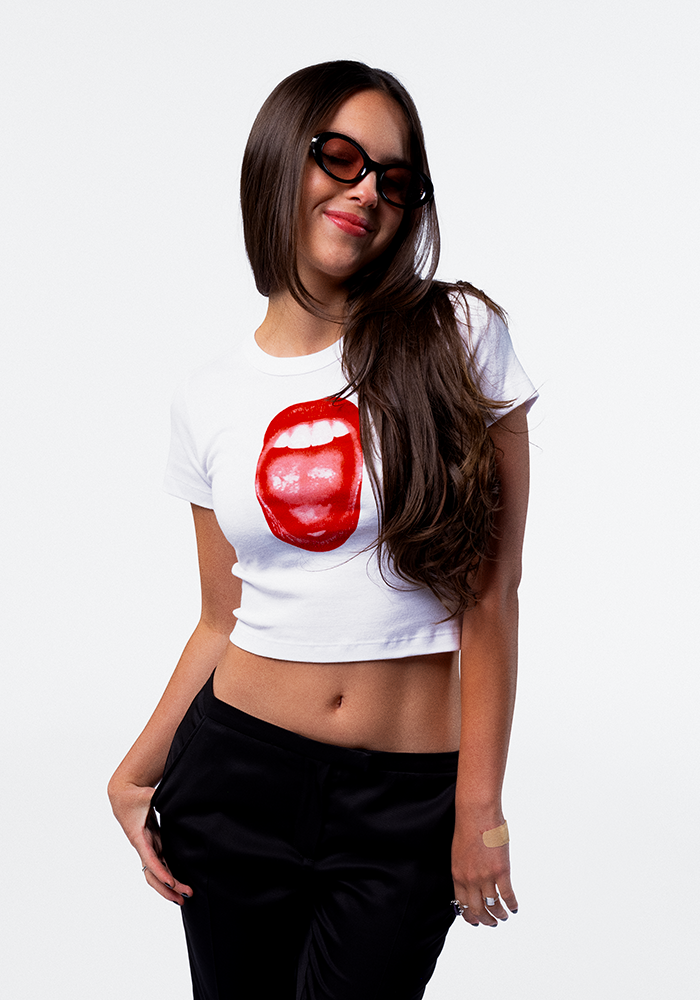 perfect all-american bitch crop t-shirt – Olivia Rodrigo